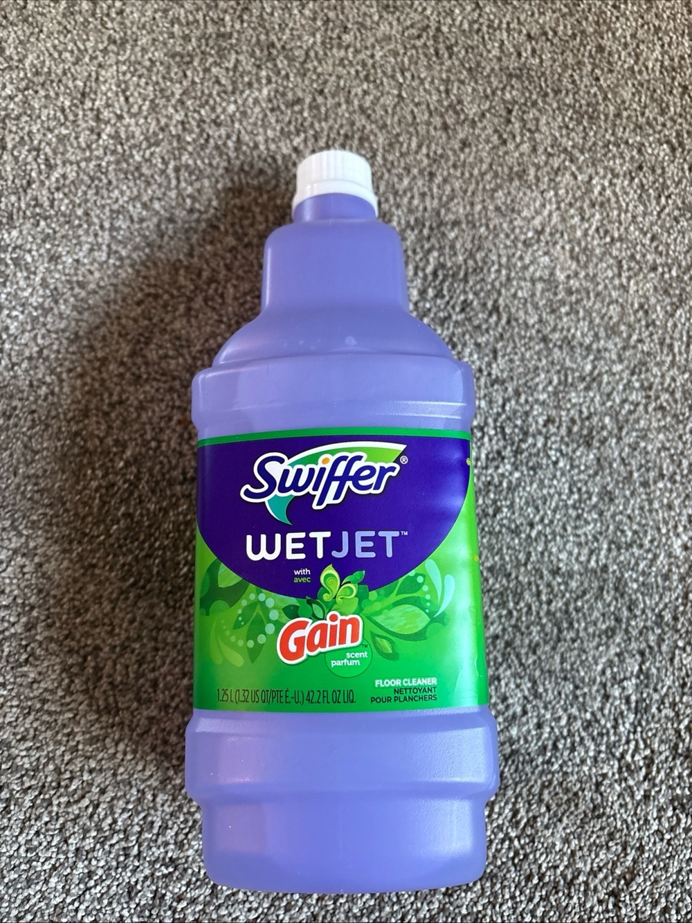 Swiffer Wet Jet Multi-Purpose Cleaner With Gain Refill, 42.2 FL OZ NEW